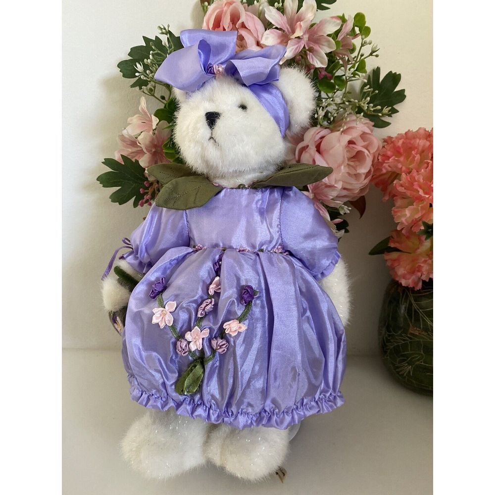 Boyds Bears Laura‎ Bearybloom 4014918 Plush Bear Numbered Edition 2009 Dress EUC